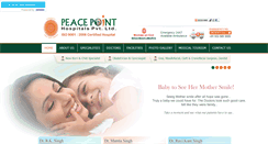 Desktop Screenshot of peacepointhospitals.com